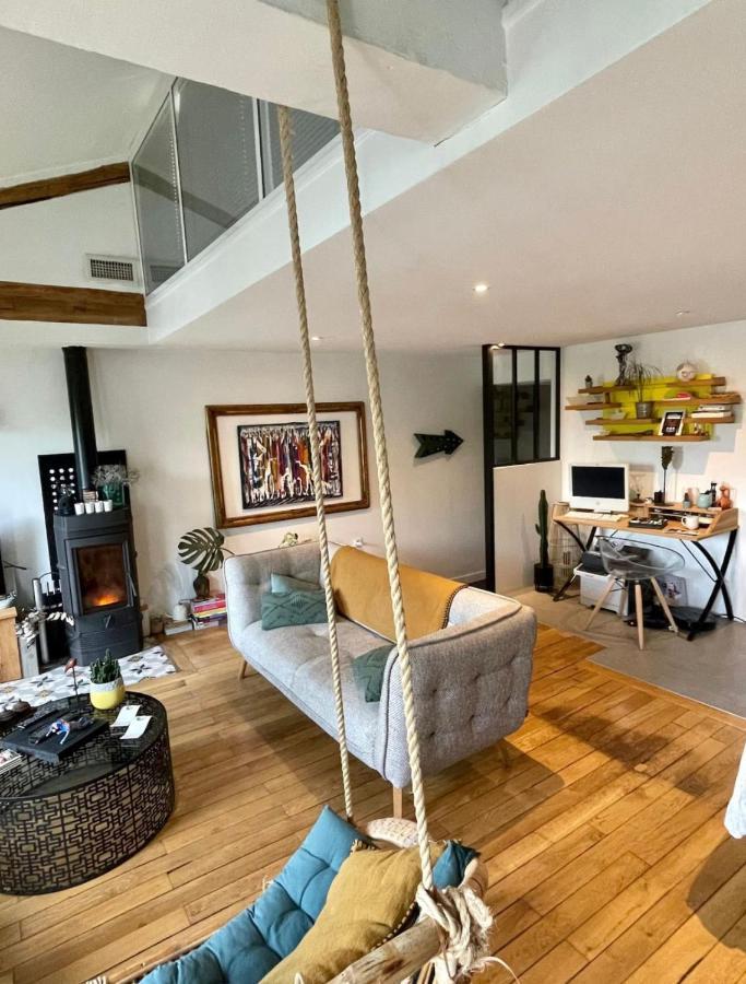 Coeur De Lyon Avec Terrasse Et Jacuzzi Apartment Ngoại thất bức ảnh